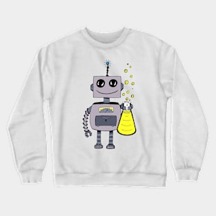 Cute Robot Crewneck Sweatshirt